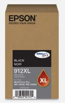 EPSON T912 DURABRITE ULTRA HIGH CAPACITY CYAN INK CARTRIDGE